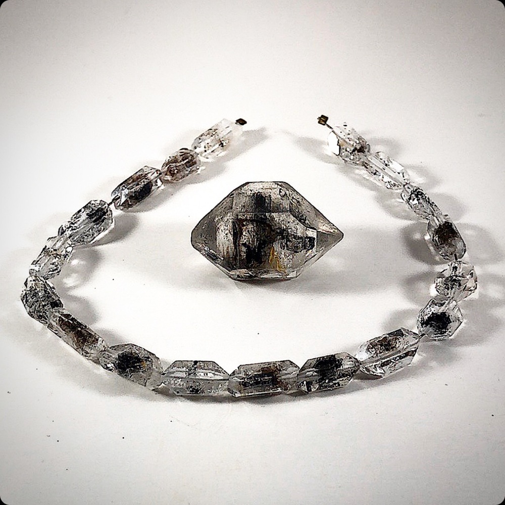 Stackable Herkimer Diamond Rings - Picture 2 of 16